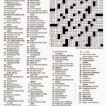 The New York Times Crossword In Gothic: 04.12.15 — Look What Turned   New York Crossword Puzzle Printable