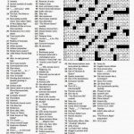 The New York Times Crossword In Gothic: April 2014   La Times Printable Crossword 2014