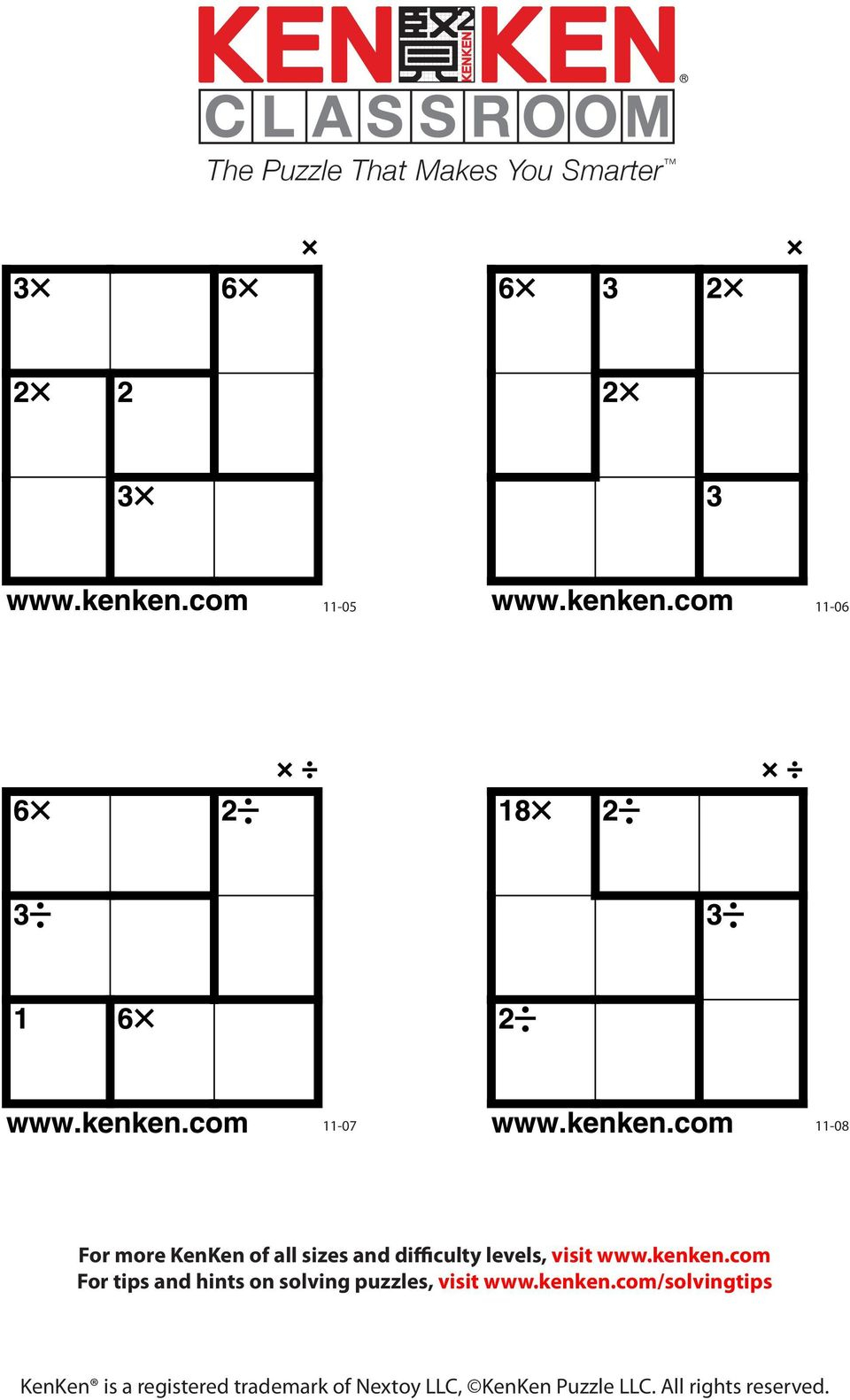 The Puzzle That Makes You Smarter - Pdf - Printable Kenken Puzzles 4X4