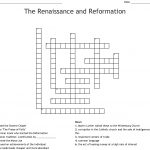 The Renaissance And Reformation Crossword   Wordmint   Renaissance Crossword Puzzle Printable