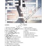 The Water Horse Crossword   Esl Worksheetwysiwyg   Horse Crossword Puzzle Printable