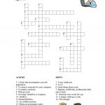 The World Of Work Crossword Worksheet   Free Esl Printable   Printable Crossword Puzzles Job