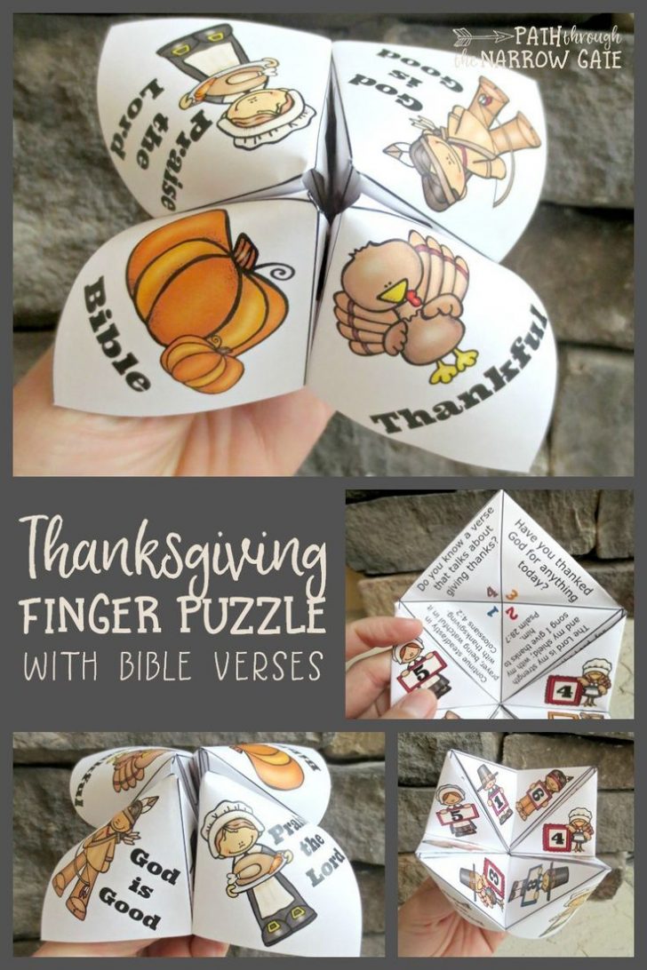 Printable Christmas Finger Puzzle With Bible Verses