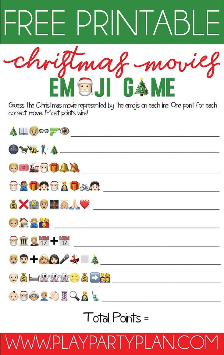 This Free Printable Christmas Emoji Game Is One Of The Most Fun - Printable Emoji Puzzles