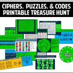 This Printable Treasure Hunt Is All About Ciphers, Puzzles, And   Printable Decoder Puzzles