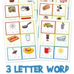 Three Letter Word Cards ~ Free Printable | Kindergarten Stuff | 3   Printable Letter Puzzle
