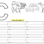 Trace Letter C Printable | Kiddo Shelter   Letter C Puzzle Printable