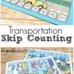 Transportation Skip Counting Puzzles For Hands On Math | Free   Printable Transportation Puzzles