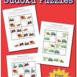 Transportation Toys Sudoku {Free Printable Games}   Gift Of Curiosity   Printable Transportation Puzzles