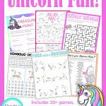 Unicorn Mini Journal   Free Printable   Growing Play   Printable Unicorn Puzzle