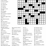 Unique Printable Crossword Puzzle Download ~ Themarketonholly   Free   Download Printable Crossword Puzzles