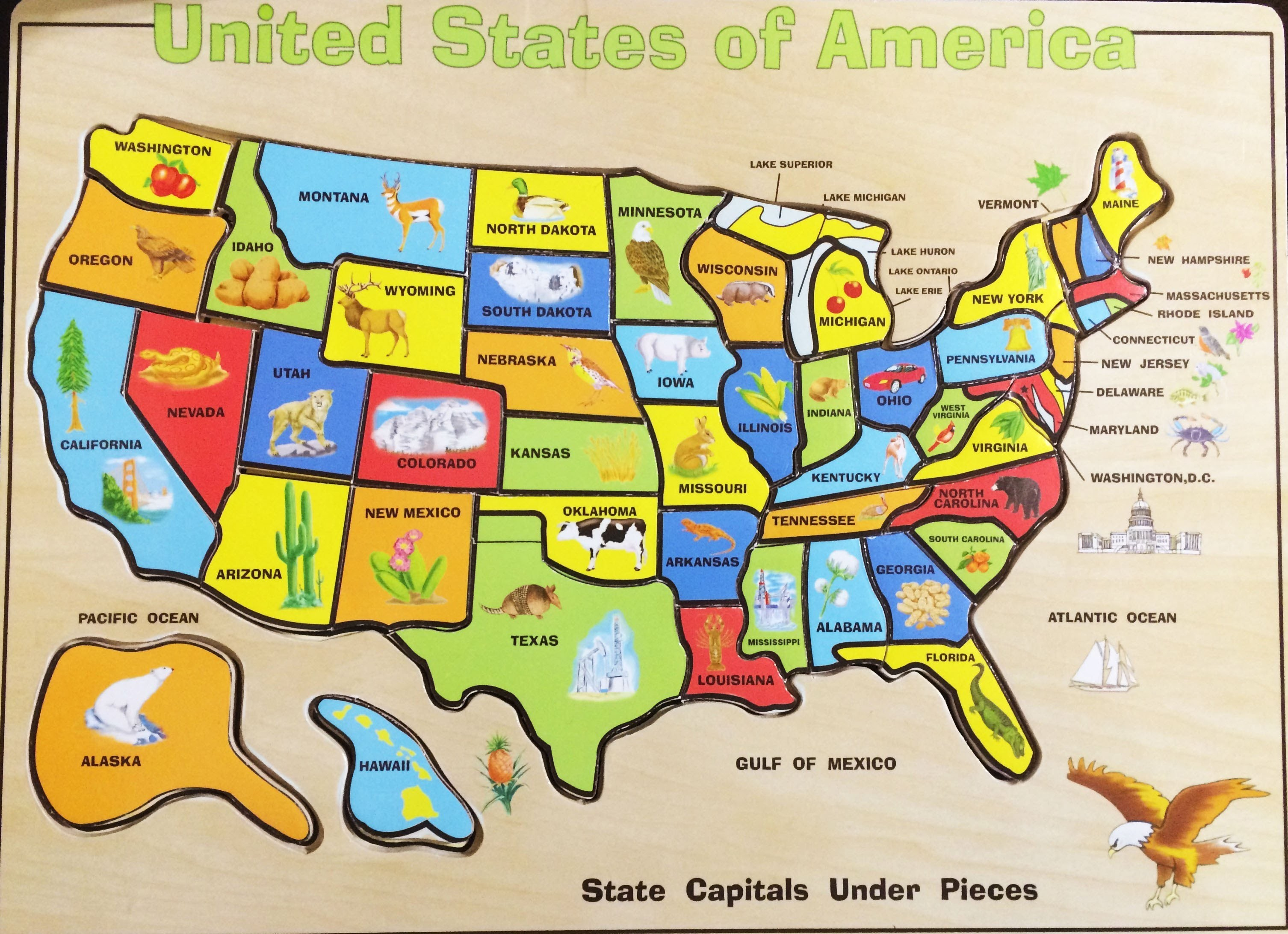 United States Map Printable Puzzle New Us Geography Map States Best - Printable State Puzzle