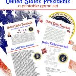 United States Presidents Printable Game Set Of 4 Crossword | Etsy   Us Presidents Crossword Puzzle Printable