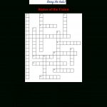 Us States Fun Facts Crossword Puzzles | Free Printable Travel   Printable Crossword Disney