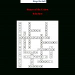 Us States Fun Facts Crossword Puzzles | Free Printable Travel   Printable United States Crossword Puzzle
