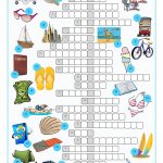 Vacation Crossword Puzzle Worksheet   Free Esl Printable Worksheets   Printable Crossword Puzzles Summer Holidays