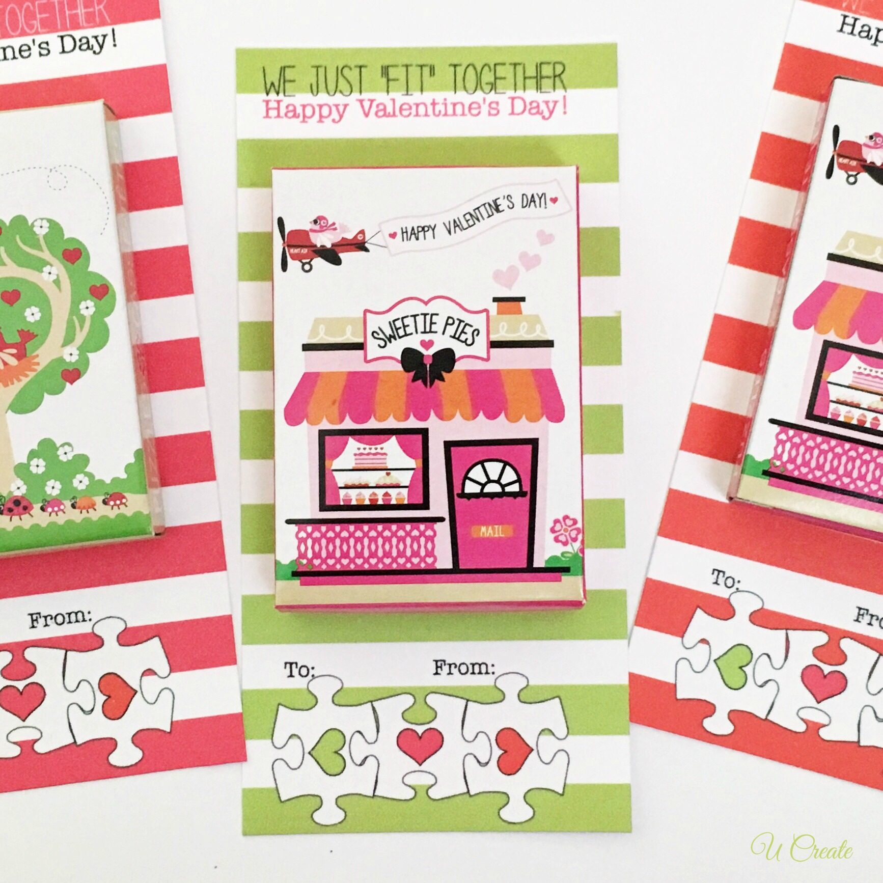 Valentine Puzzle Printables - U Create - Printable Valentine Puzzle