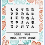 Valentine Word Search   Printable Puzzles   Easy 5X5 Grid For   Printable Puzzles For First Grade