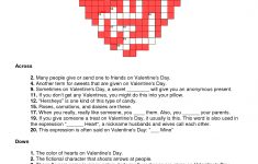 Valentines Day Crossword Puzzle | Will You Be My Valentine – Free Printable Valentine Crossword Puzzles