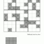 Very Hard Sudoku Puzzle To Print 5   Free Printable Sudoku With   Printable Sudoku Puzzle Hard