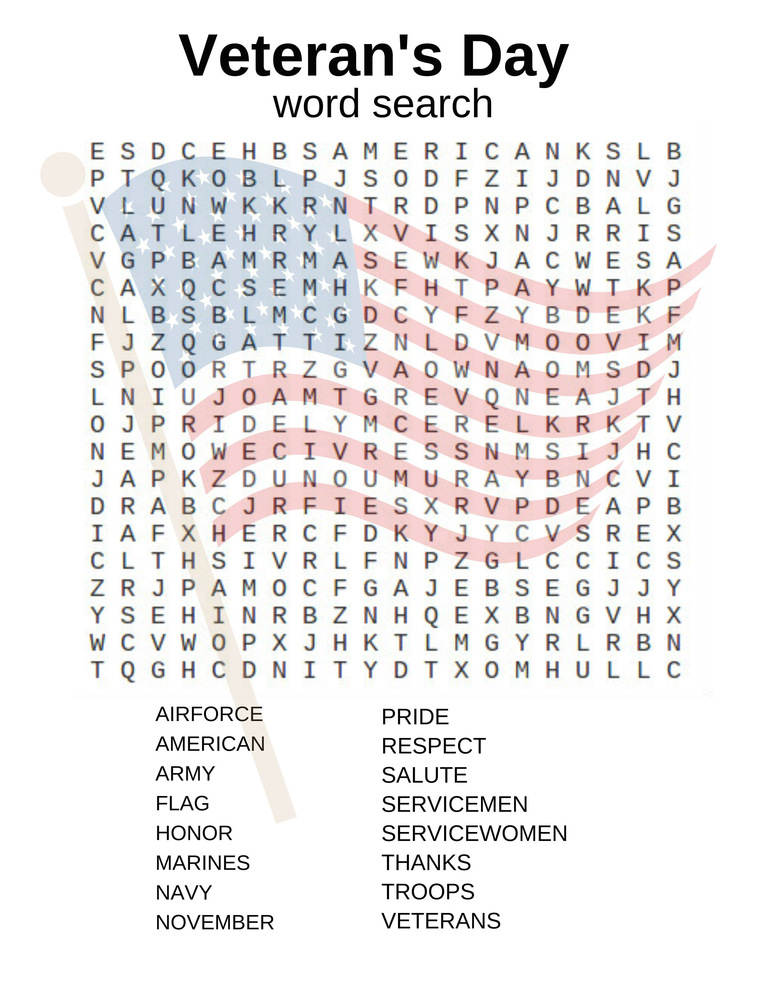 Printable Military Crossword Puzzles - Printable Crossword Puzzles