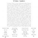 Video Games Word Search   Wordmint   Printable Video Game Crossword Puzzles