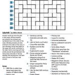 Wall Street Journal Crossword Contest   Journal Foto And Wallpaper   Wall Street Journal Printable Crossword Puzzles