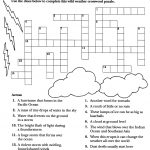 Weather Crossword!   Printable Weather Crossword Puzzle