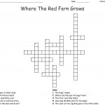 Where The Red Fern Grows Crossword   Wordmint   Dog Crossword Puzzle Printable