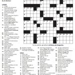 Winter 2018 Crossword | Whitman College   Printable Sunday Crossword 2018