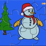 Winter Snowman   Jigzaw Puzzles For Kids | Mocomi   Printable Jigsaw Puzzles For Preschoolers