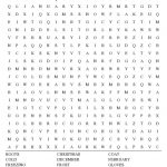 Winter Word Search | Puzzles And Games | Winter Word Search, Winter   Printable Winter Crossword Puzzle