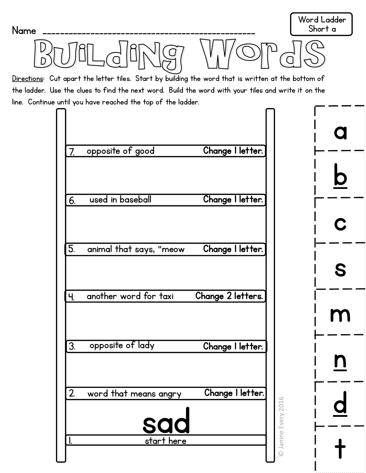 word-ladders-hands-on-printable-word-puzzles-first-grade-ela