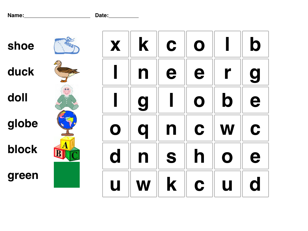 Printable Word Puzzles For 5 Year Olds | Printable Crossword Puzzles