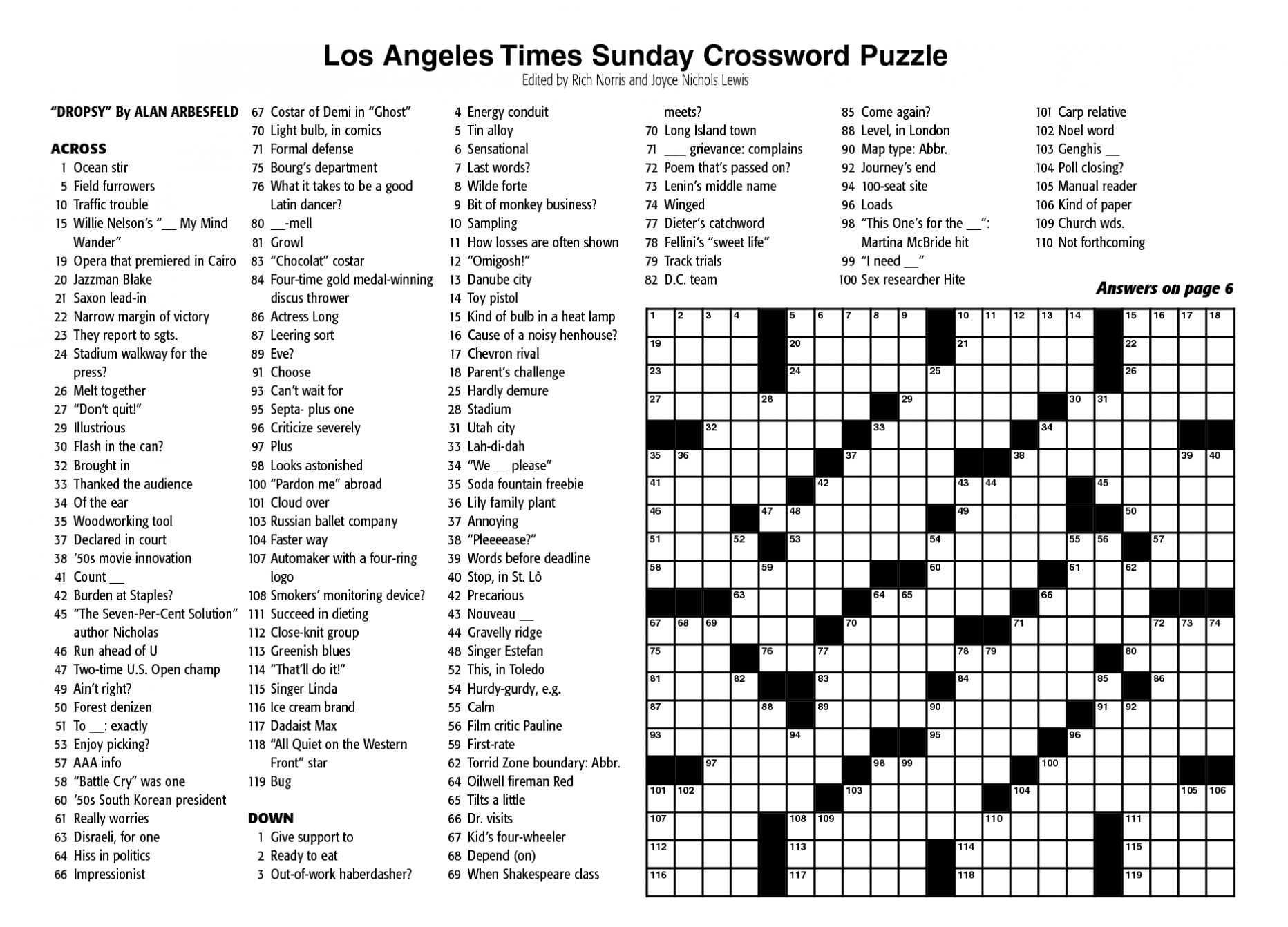 Printable Puzzles For Adults Pdf Printable Crossword Puzzles