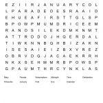 Word Search For Children Printable | Educative Puzzle For Kids | New   New Year&#039;s Printable Puzzles