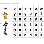 Word Search For Kindergarten Printable | Free Words Worksheets For   Printable Kid Puzzles Free