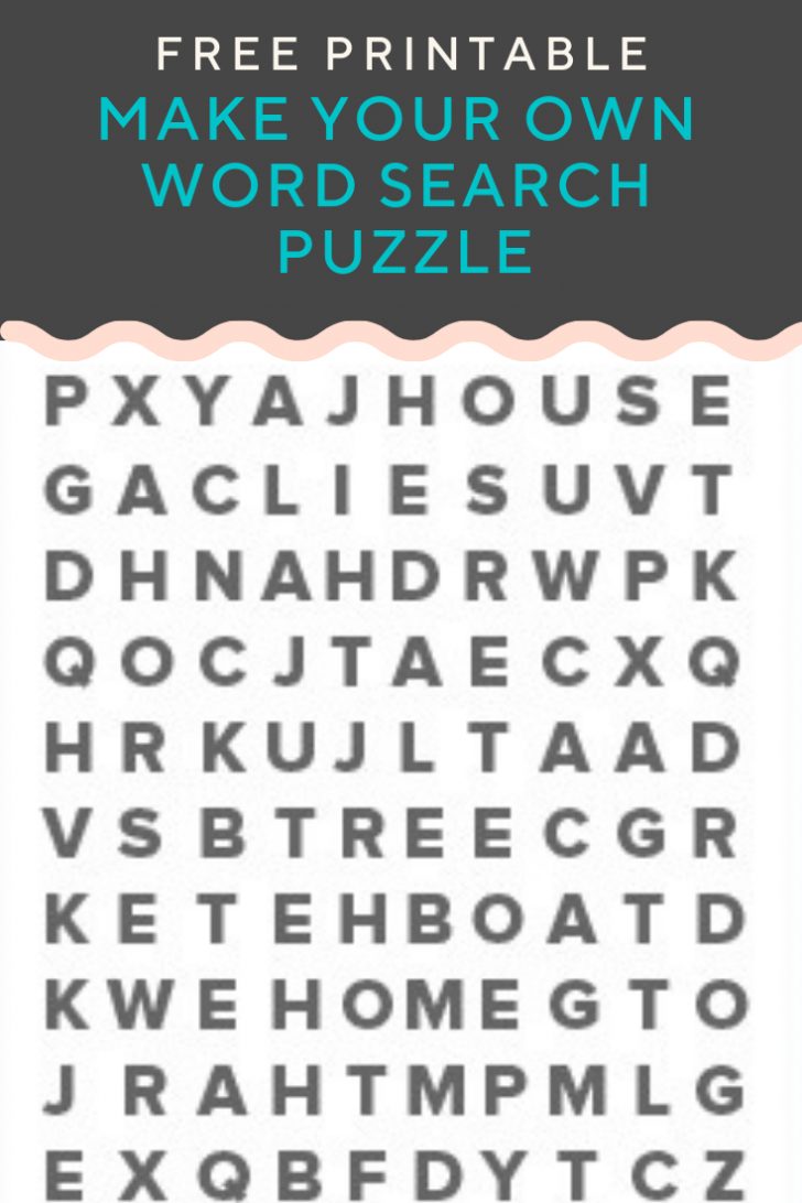 Word Search Puzzle Generator Create And Print Fully Customizable Printable Puzzle Generator