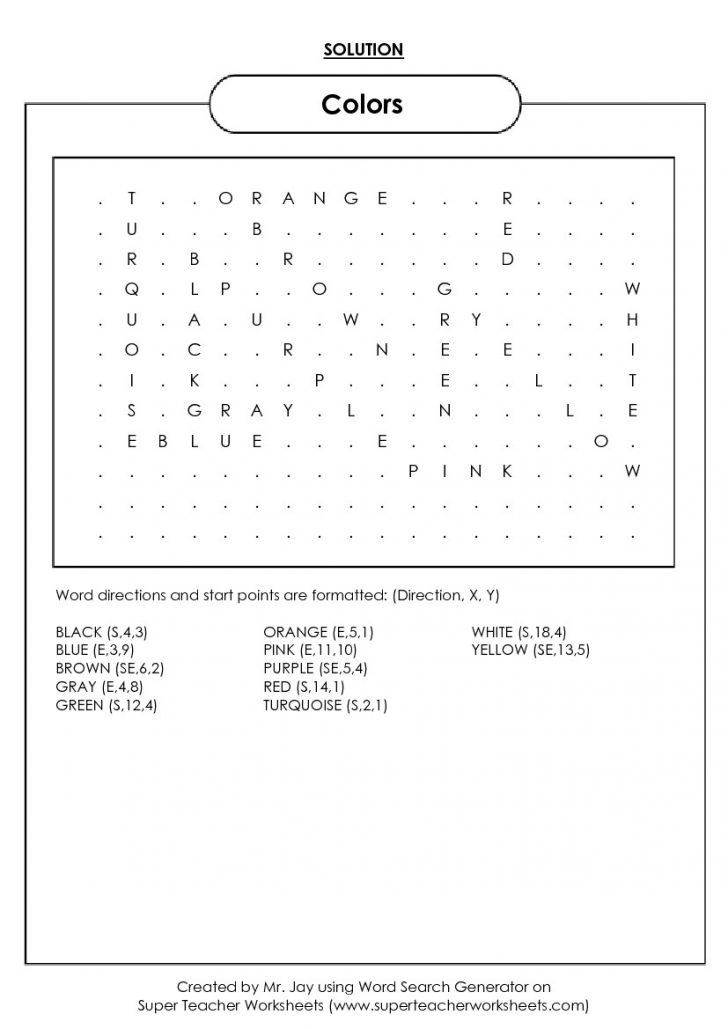 Crossword Puzzle Generator Free Printable