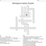 Workplace Safety Puzzle Crossword   Wordmint   Fire Safety Crossword Puzzle Printable