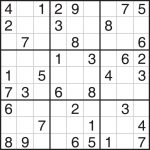 Worksheet : Easy Sudoku Puzzles Printable Flvipymy Screenshoot On   Printable Sudoku Puzzles One Per Page