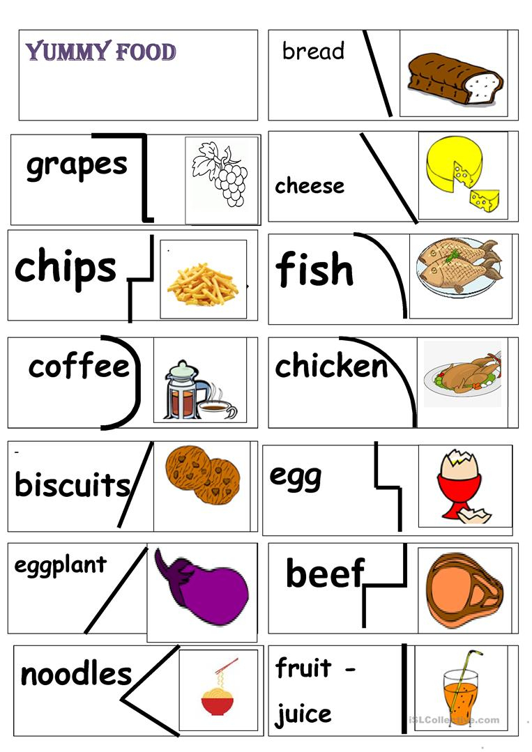 Yummy Food Puzzle Worksheet - Free Esl Printable Worksheets Made - Printable Food Puzzle