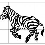Zebra Puzzle For Kids | Zebra   Printable Zebra Puzzle