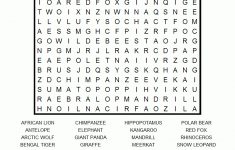 Zoo Animals Word Search Puzzle | Zoo Day Games | Word Puzzles – Printable Crossword Puzzles Nz