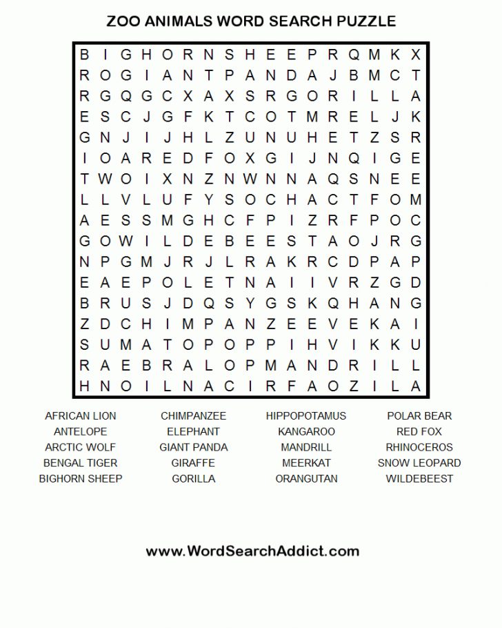 Printable Crossword Puzzles Nz